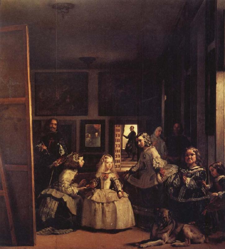 Diego Velazquez Las Meninas.Die Hoffraulein oil painting image